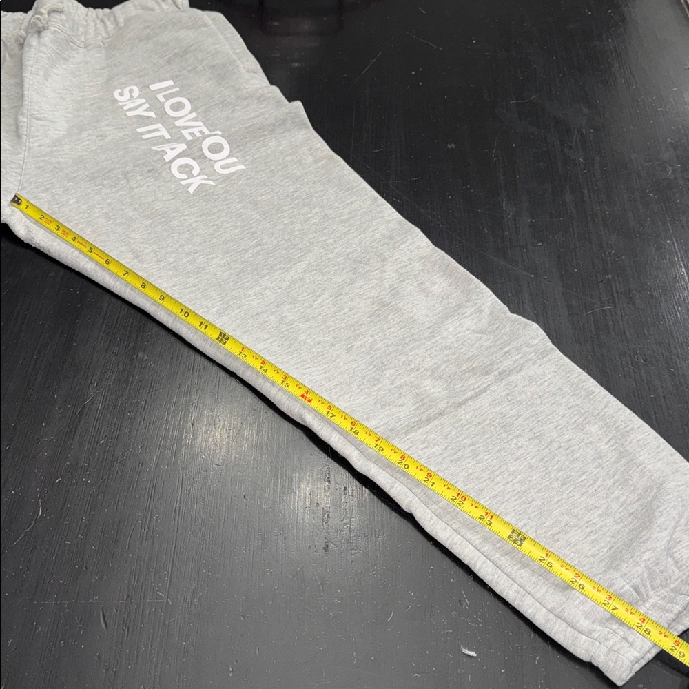 LONELY GHOST athletic gray fleece joggers. size XL. - Picture 10 of 11